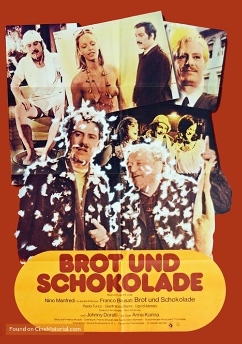 Pane e cioccolata - German Movie Poster