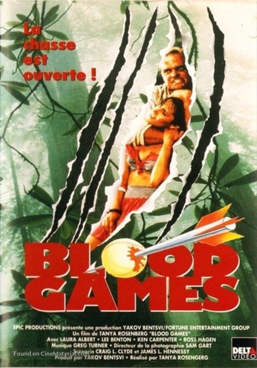 Blood Games - French DVD movie cover