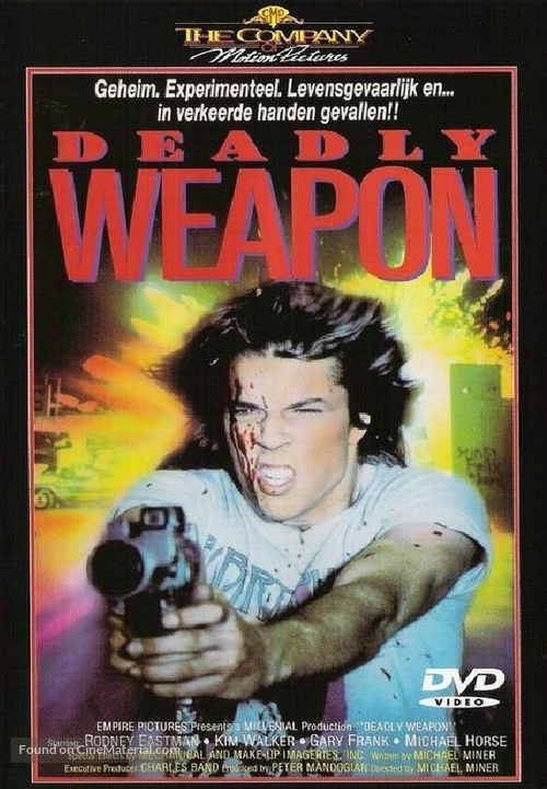 Deadly Weapon - Dutch DVD movie cover