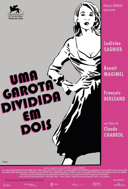 La fille coup&eacute;e en deux - Brazilian Movie Poster