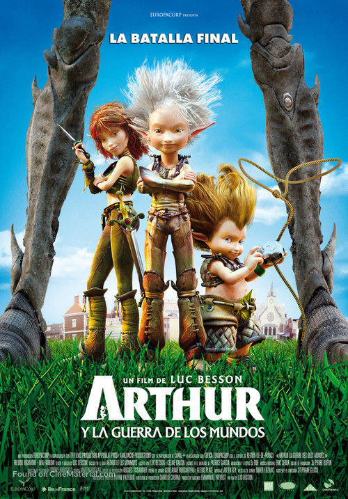 Arthur et la guerre des deux mondes - Spanish Movie Poster