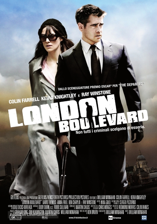 London Boulevard - Italian Movie Poster