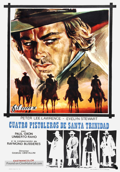 I quattro pistoleri di Santa Trinit&agrave; - Spanish Movie Poster