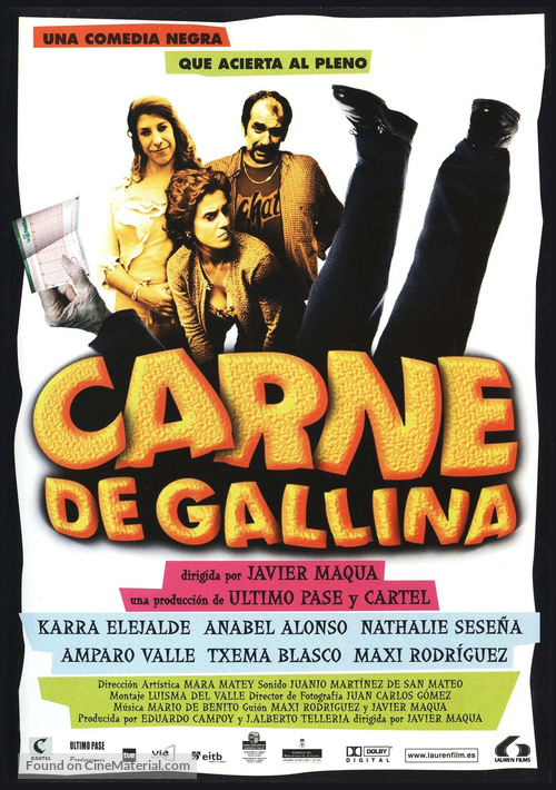 Carne de gallina - Spanish Movie Poster