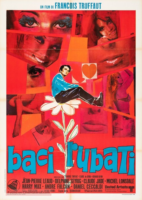 Baisers vol&eacute;s - Italian Movie Poster