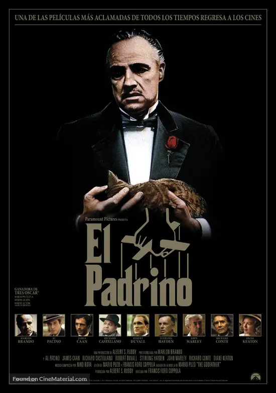 The Godfather - Spanish Movie Poster