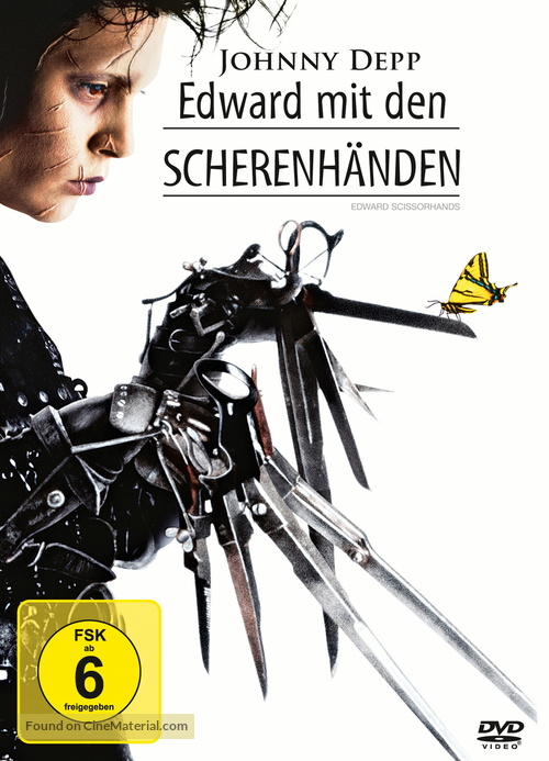 Edward Scissorhands - German DVD movie cover