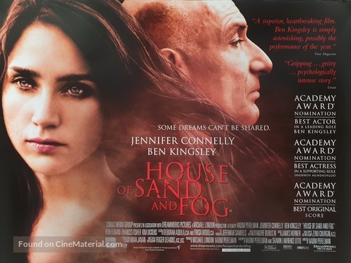 House of Sand and Fog - British Movie Poster