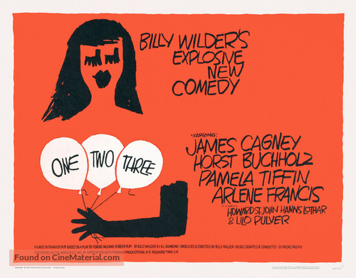 One, Two, Three - Theatrical movie poster