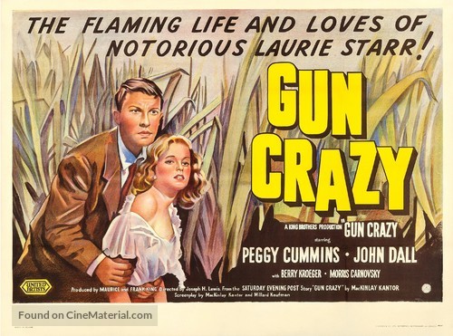 Gun Crazy - British Movie Poster