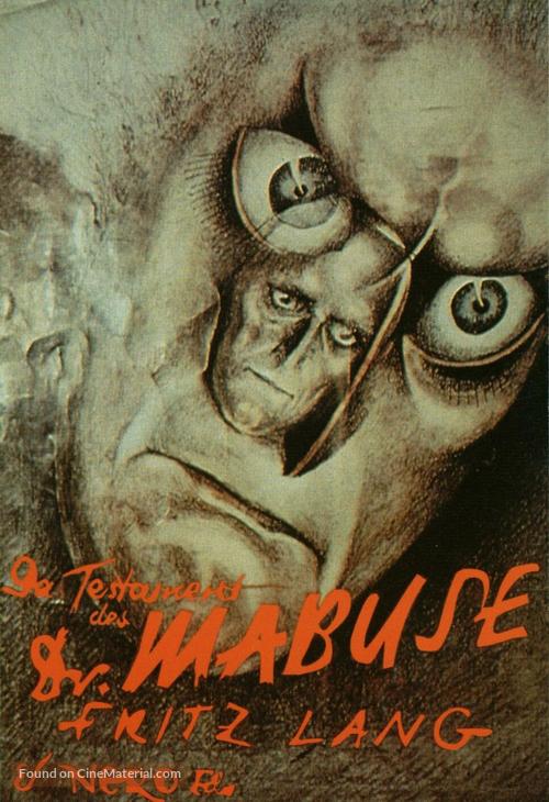 Das Testament des Dr. Mabuse - German Movie Poster