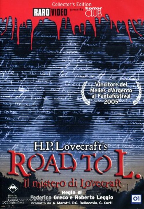 Mistero di Lovecraft - Road to L., Il - Italian Movie Cover