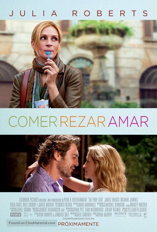 Eat Pray Love - Mexican Movie Poster