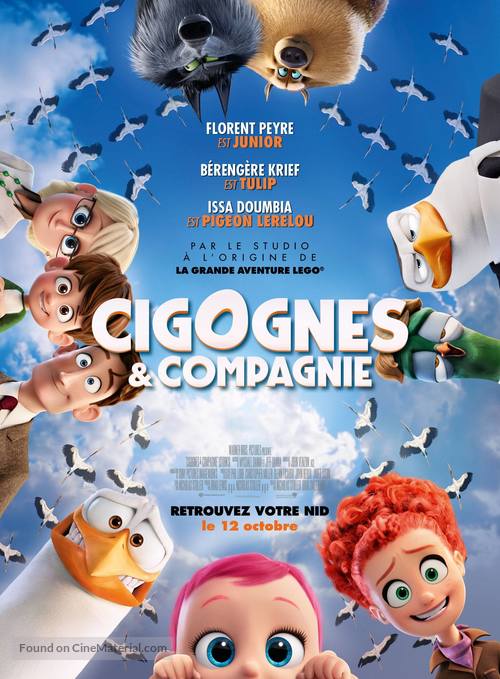 Storks - French Movie Poster