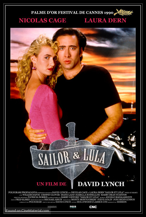 Wild At Heart - French Re-release movie poster