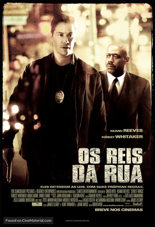 Street Kings - Brazilian Movie Poster