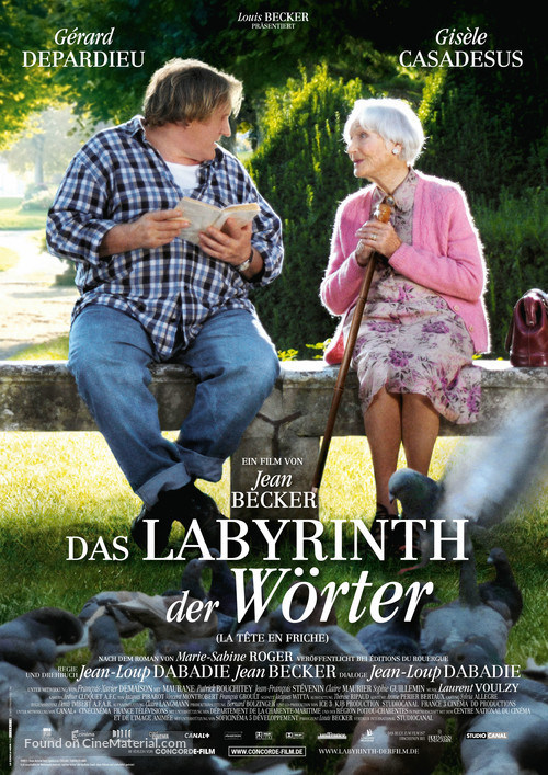 La t&ecirc;te en friche - German Movie Poster