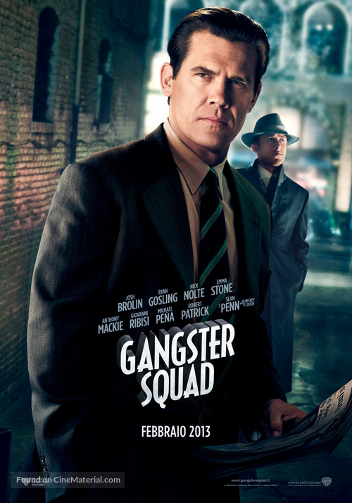 Gangster Squad - Italian Movie Poster