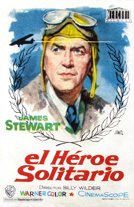 The Spirit of St. Louis - Spanish Movie Poster