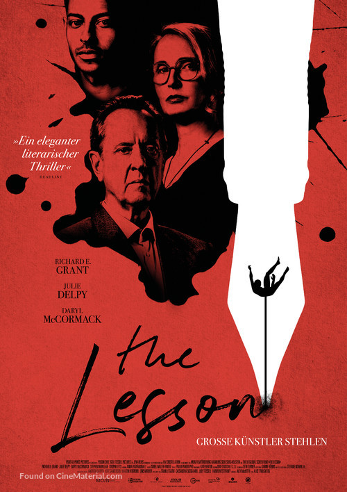 The Lesson - German Movie Poster