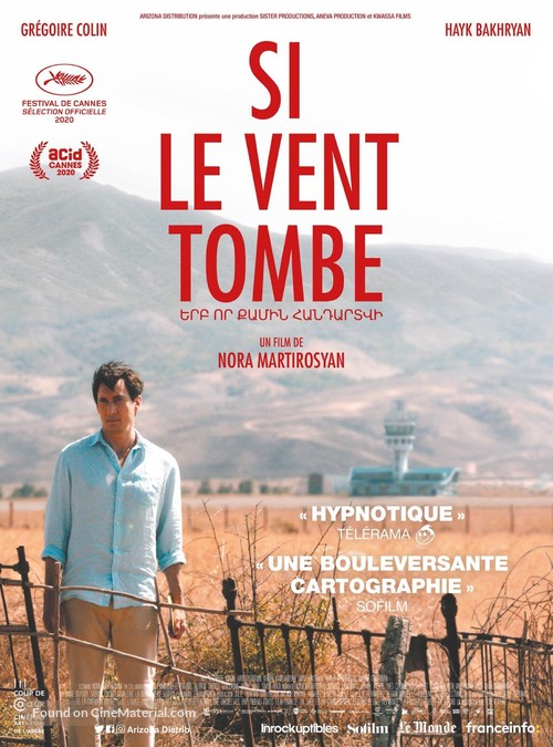 Si le vent tombe - French Movie Poster