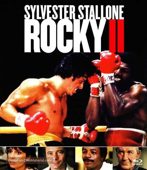 Rocky II - French Blu-Ray movie cover