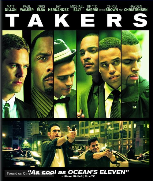 Takers - Blu-Ray movie cover