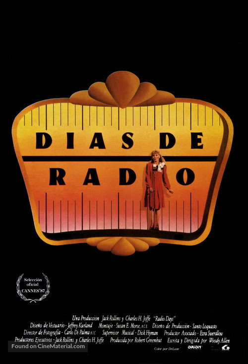 Radio Days - Spanish Movie Poster