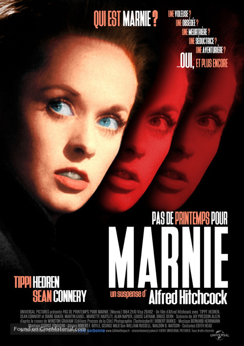 Marnie - French Re-release movie poster