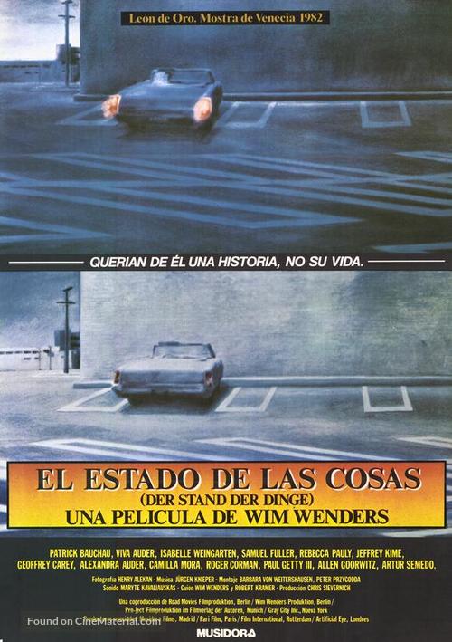 Stand der Dinge, Der - Spanish Movie Poster
