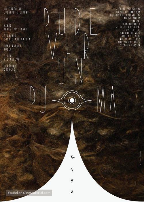 Pude ver un puma - Argentinian Movie Poster