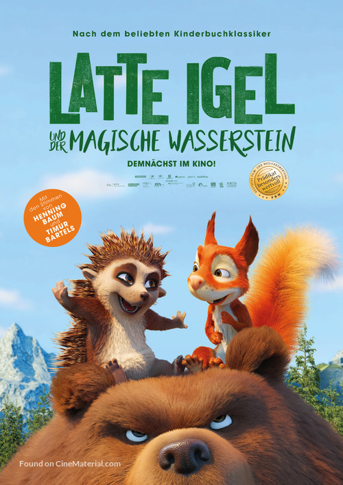 Latte &amp; The Magic Waterstone - German Movie Poster