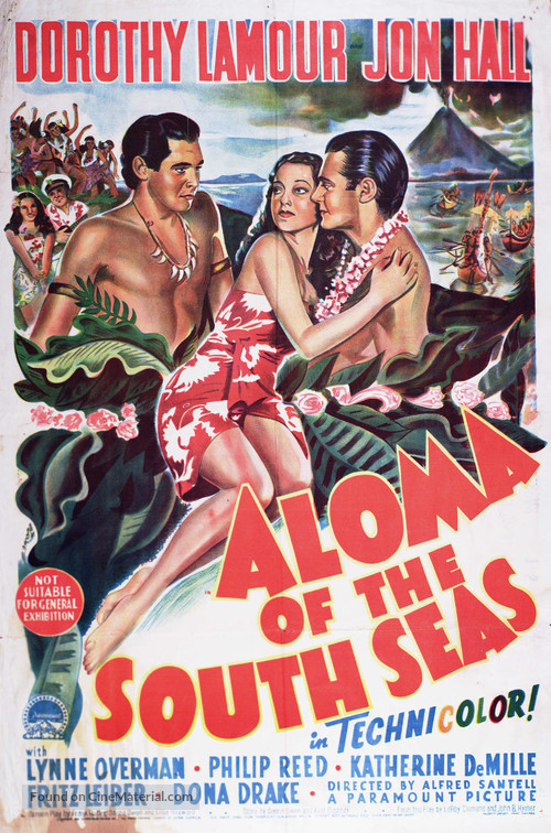 Aloma of the South Seas - Australian Movie Poster