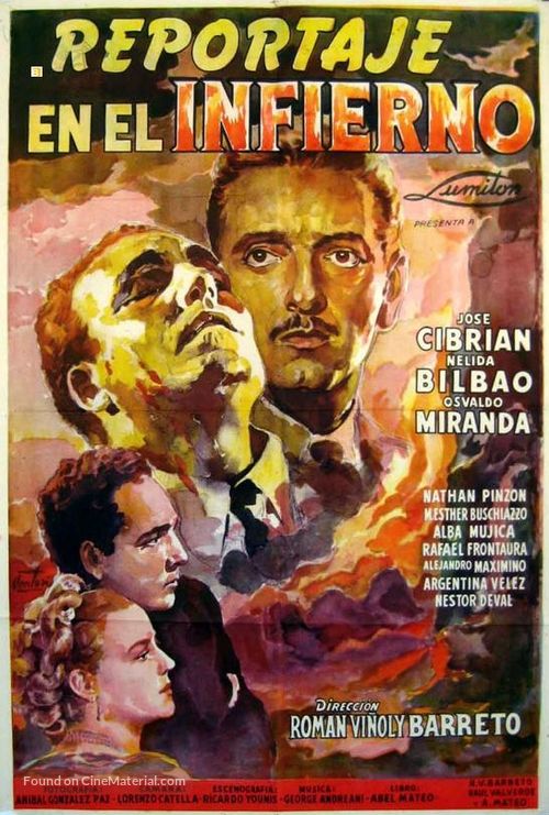 Reportaje en el infierno - Argentinian Movie Poster