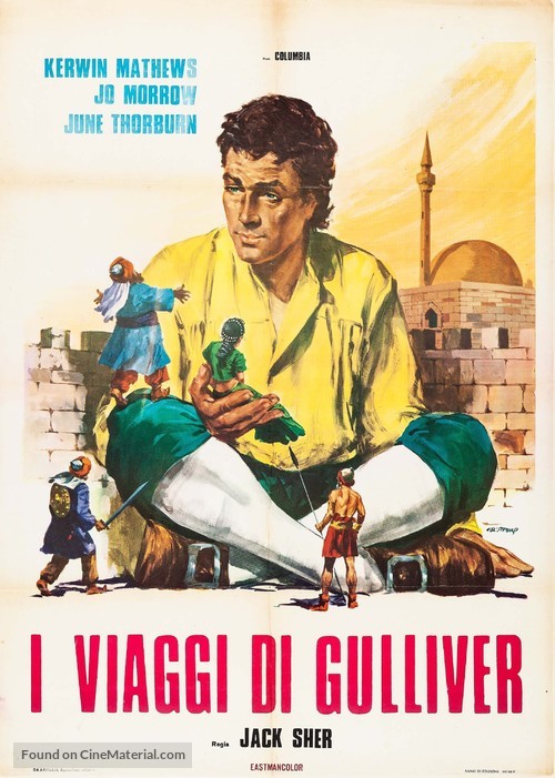 The 3 Worlds of Gulliver - Italian Movie Poster