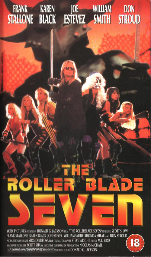 The Roller Blade Seven - British Movie Cover