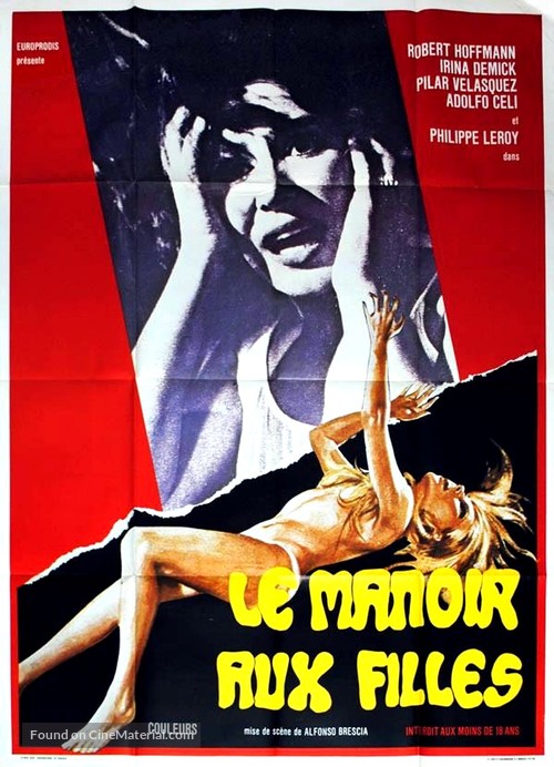 Ragazza tutta nuda assassinata nel parco - French Movie Poster