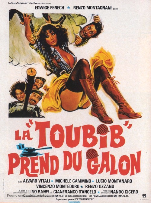 La soldatessa alle grandi manovre - French Movie Poster