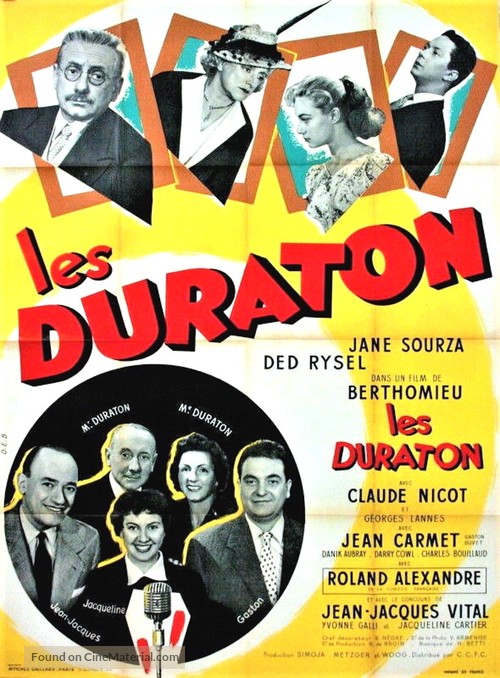 Les Duraton - French Movie Poster