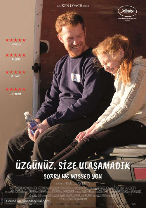 Sorry We Missed You - Turkish Movie Poster