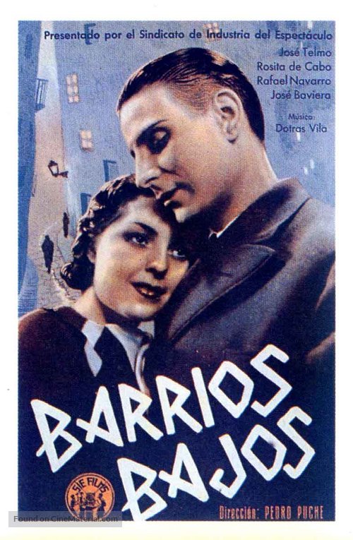 Barrios bajos - Spanish Movie Poster