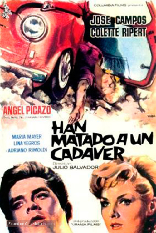 Han matado a un cad&aacute;ver - Spanish Movie Poster
