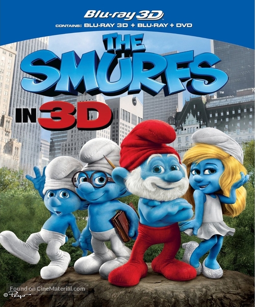 The Smurfs - Blu-Ray movie cover