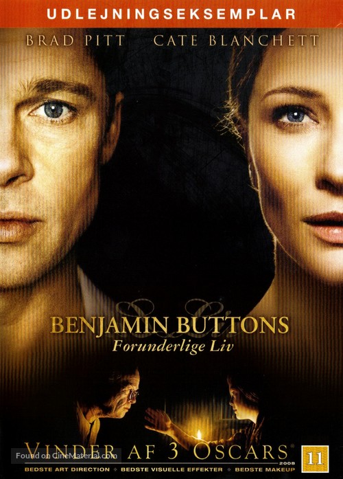 The Curious Case of Benjamin Button - Danish Movie Cover