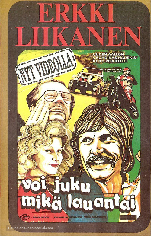 Voi juku - mik&auml; lauantai - Finnish VHS movie cover