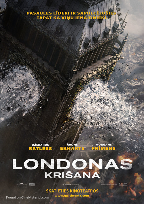 London Has Fallen - Latvian Movie Poster