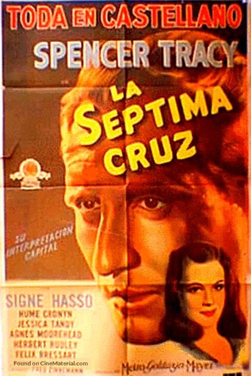 The Seventh Cross - Spanish Theatrical movie poster