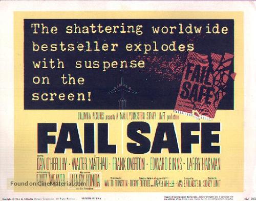 Fail-Safe - Theatrical movie poster