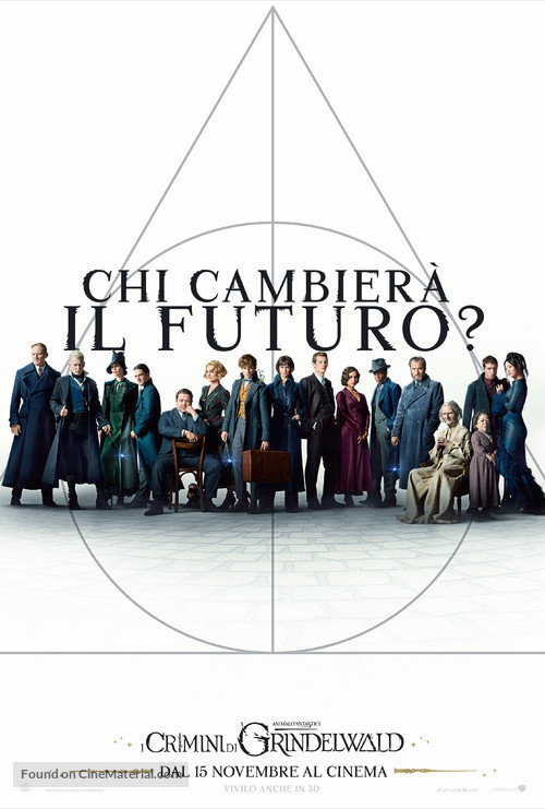 Fantastic Beasts: The Crimes of Grindelwald - Italian Movie Poster