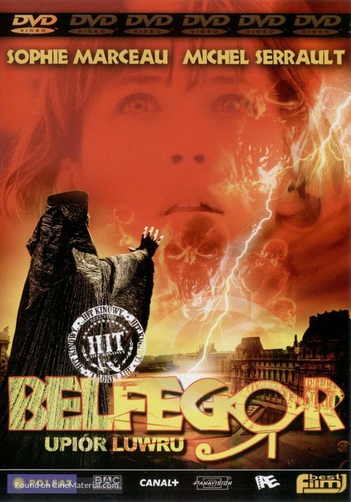 Belph&eacute;gor - Le fant&ocirc;me du Louvre - Polish DVD movie cover